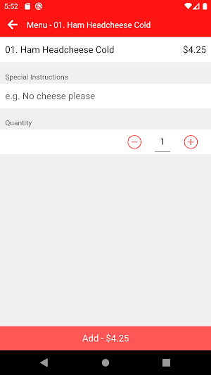 Huong Lan Sandwiches Screenshot 3