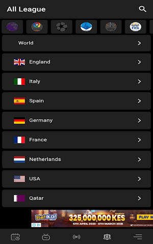 Live Football TV Screenshot 1