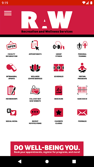 CSU East Bay RAW Member App Screenshot 0