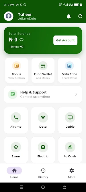 ADISMA DATA PLAN Screenshot 2