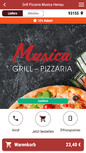 Grill Pizzeria Musica Hemau Screenshot 0
