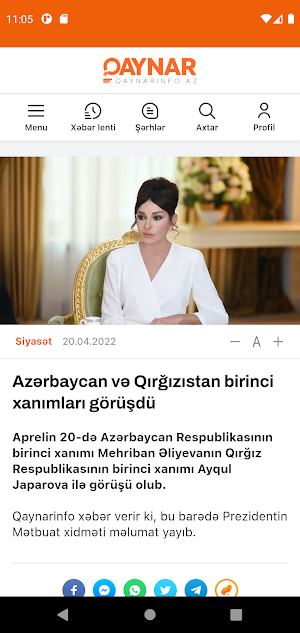 Qaynarinfo.az Screenshot 0