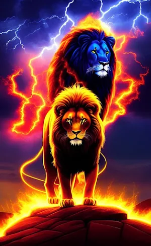 Neon Animals Wallpapers Screenshot 3