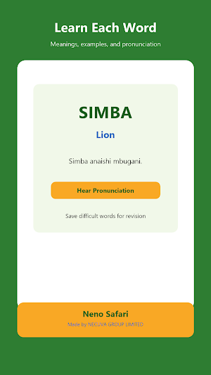Neno Safari Screenshot 2