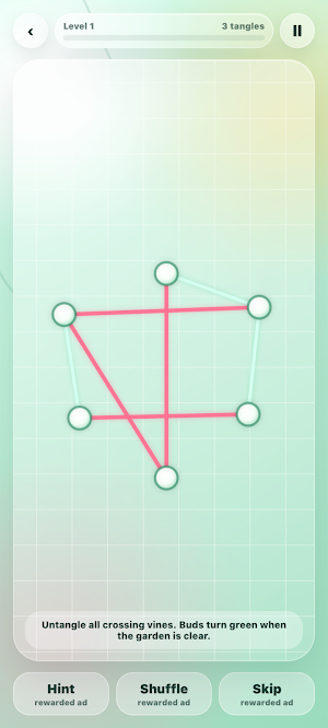 Tangle Garden: Line Puzzle Screenshot 2