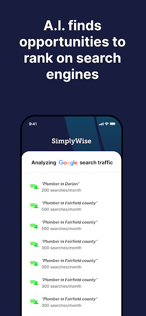 SimplyWise Website Builder Screenshot 1