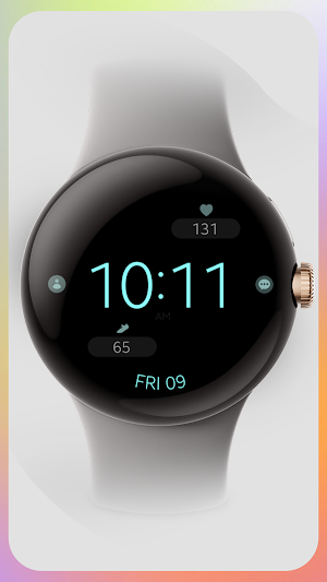 Battery v10 digital watch face Screenshot 3