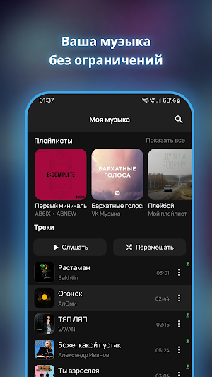 Vkus Music – Музыка из ВК Screenshot 1