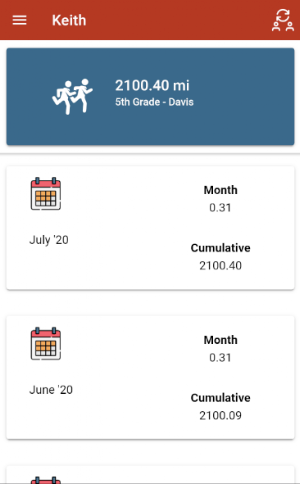 StrideTrack Mobile Screenshot 2