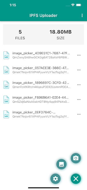 IPFS Uploader Screenshot 0