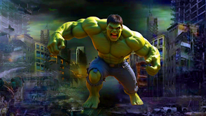 Incredible Green Hero battle Screenshot 1