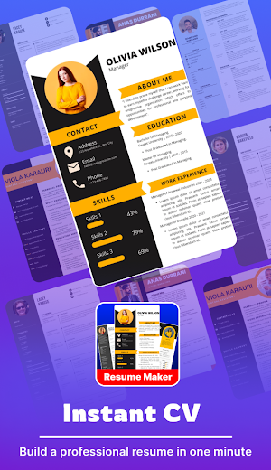 Resume Builder, PDF CV Maker Screenshot 1