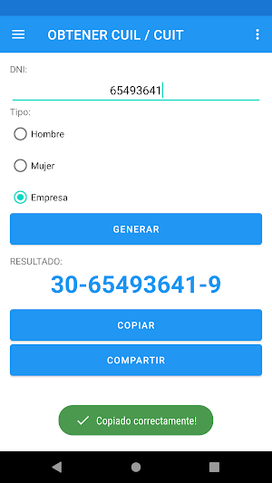 Mi CUIL/CUIT Online Plus para Argentina Screenshot 1