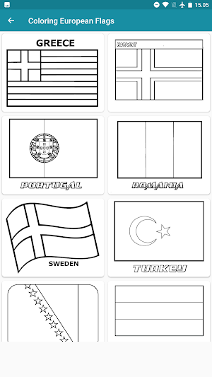 Europe : Coloring Flags Screenshot 1