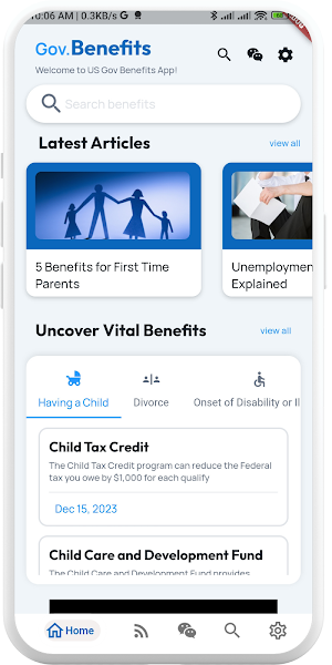 US Gov Benefits Screenshot 0