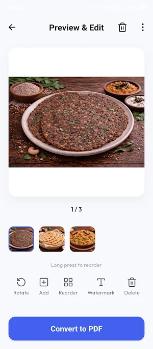 Images to pdf converter Screenshot 2