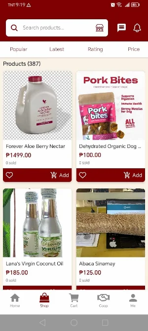 CoopBiz Screenshot 2