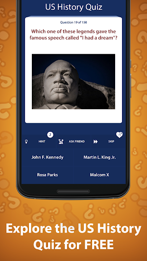 US History Quiz Screenshot 2