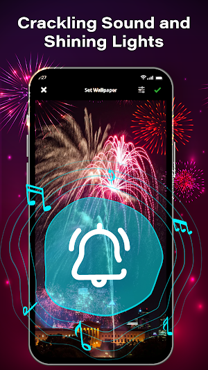 Firework Simulator & Wallpaper Screenshot 1