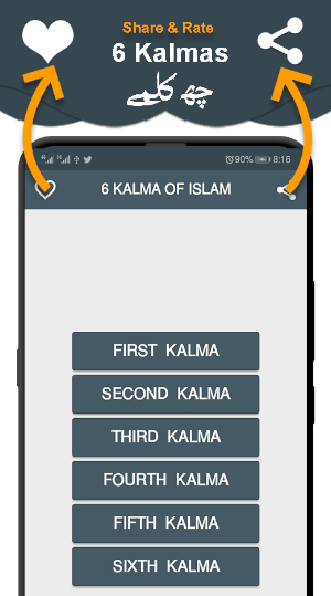 6 Kalma - Urdu English Translation With Audio Screenshot 3