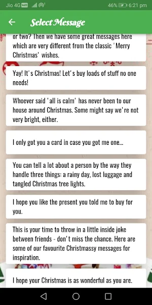 Christmas Wishes & Cards Screenshot 1