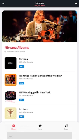 Nirvana: Songs & Music Screenshot 1