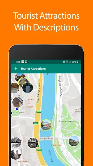 Tbilisi Offline Map and Travel Guide Screenshot 0