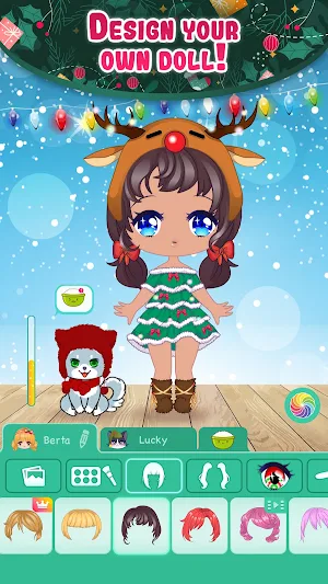 Magic Christmas Dress Up Games Screenshot 1