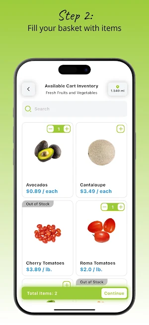 Freshcart Mobile Stores Screenshot 1