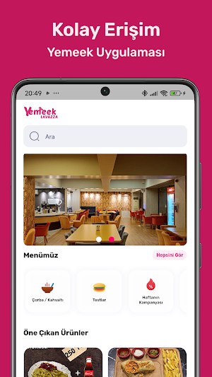 HKU Lavazza - Yemeek Screenshot 1