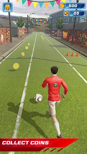 Soccer Surfer Endless Running. Screenshot 1