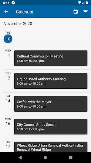 City of Wheat Ridge Colorado Screenshot 2