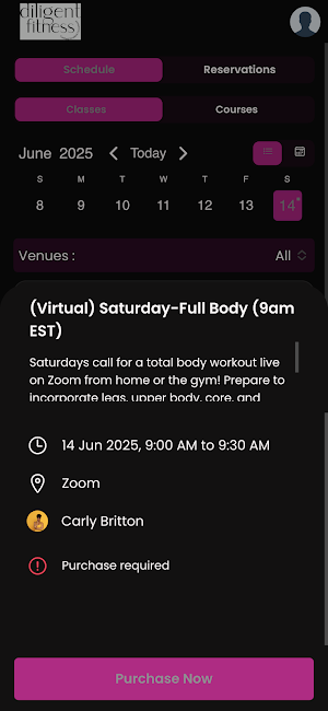Diligent Fitness Detroit Screenshot 0