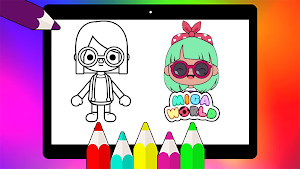 Miga Town Coloring Book Screenshot 3