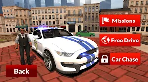 Mustang Police Car Driving Game 2021 Screenshot 3