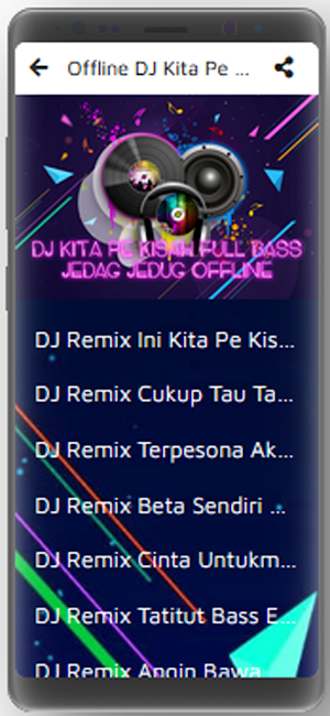 DJ Kita Pe Kisah Full Bass Jedag Jedug Offline Screenshot 2