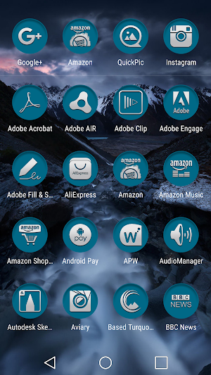 Based Turquoise Clean Screenshot 1