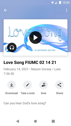 Fleming Island UMC Screenshot 2