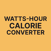 Watt-Hour to Calorie Converter