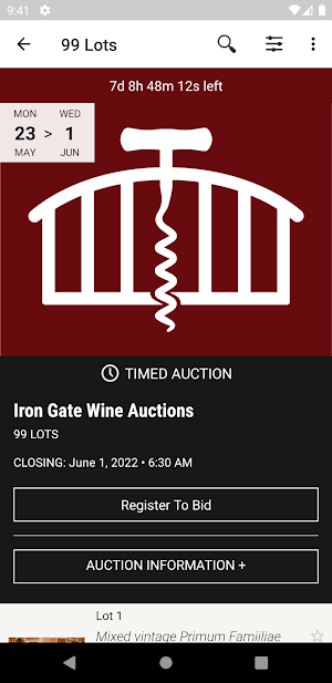 Iron Gate Auctions Screenshot 1