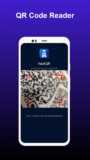 Hackqr - QR Reader to control before you launch Screenshot 0