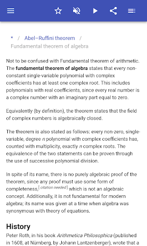 Mathematical theorems Screenshot 2