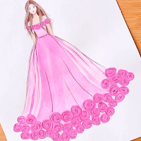 How to draw dresses