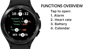 AZ261 Json Code Watch Face Screenshot 0