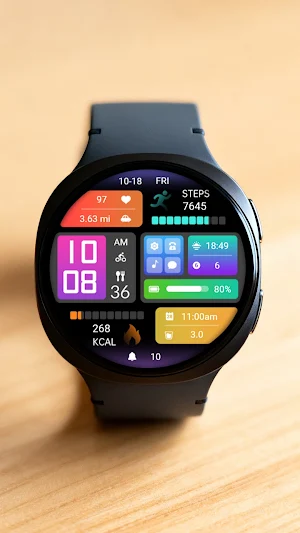 Colorful Homepage ZKin Watch Screenshot 1