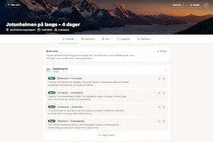 MineTurer - Turplanlegger Screenshot 1