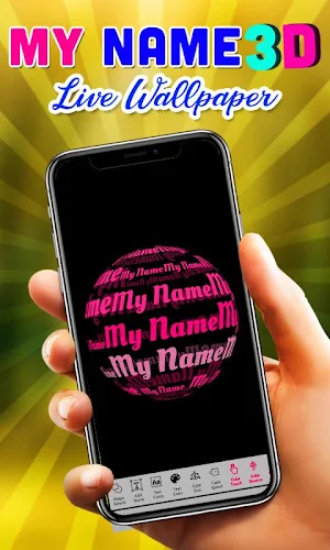 3D My Name Live Wallpaper - Made in India 2020 Screenshot 0