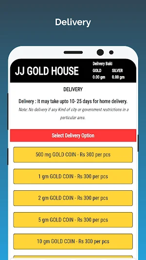 JJ Gold House Retail Screenshot 2