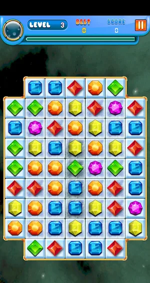 Space Jewels Match 3 Screenshot 3