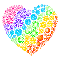 Candy Art: Paint by Number, Sweets Coloring Book